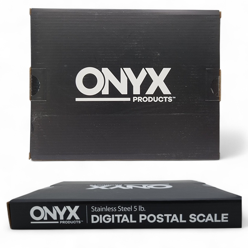 ONYX Stainless Steel 5lb Digital Postal Scale Sealed Brand NEW Sealed‎